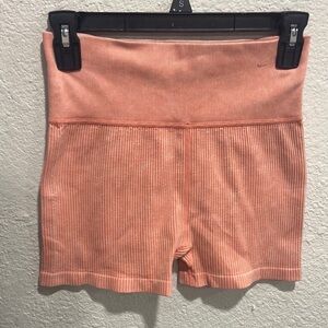 Forever 21 Coral Ribbed Women Shorts